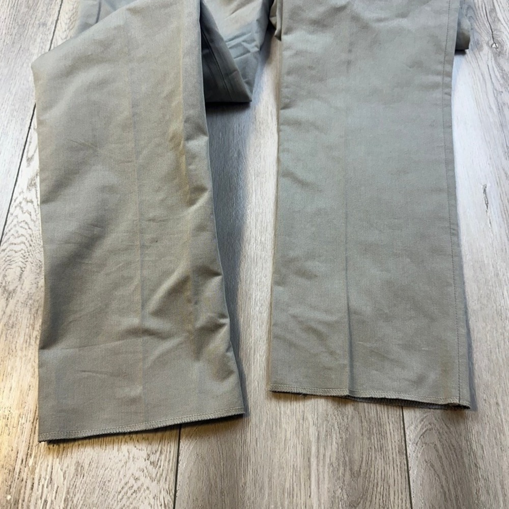 PT01 Pantaloni Torino Pants Mens Size 50 Gray Unfinished Hem Unhemmed Men 34x36 - Picture 10 of 13